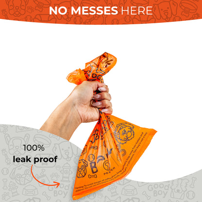 Dog Poop Bags, Leak-Proof, Strong and Unscented, 18 Pack (270 Poop Bags)