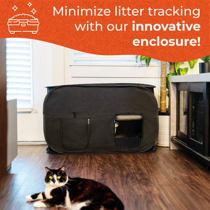 Dog-Proof Cat Litter Box Enclosure
