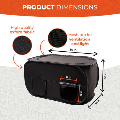 Dog-Proof Cat Litter Box Enclosure