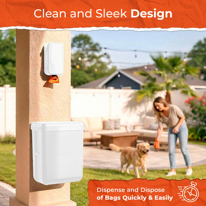 dog poop bag dispenser, dog poop bag holder, dog poop bag dispenser for wall, dog poop bag dispenser for backyards